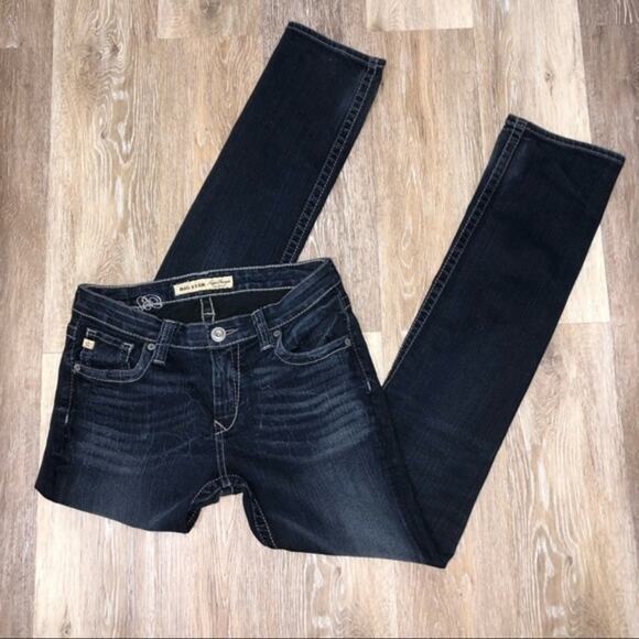Big Star Kayla Straight Leg Dark Wash Jeans 27 EUC - Picture 1 of 9